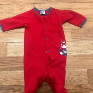 Vintage little Mr  Kids One Piece with Car Design